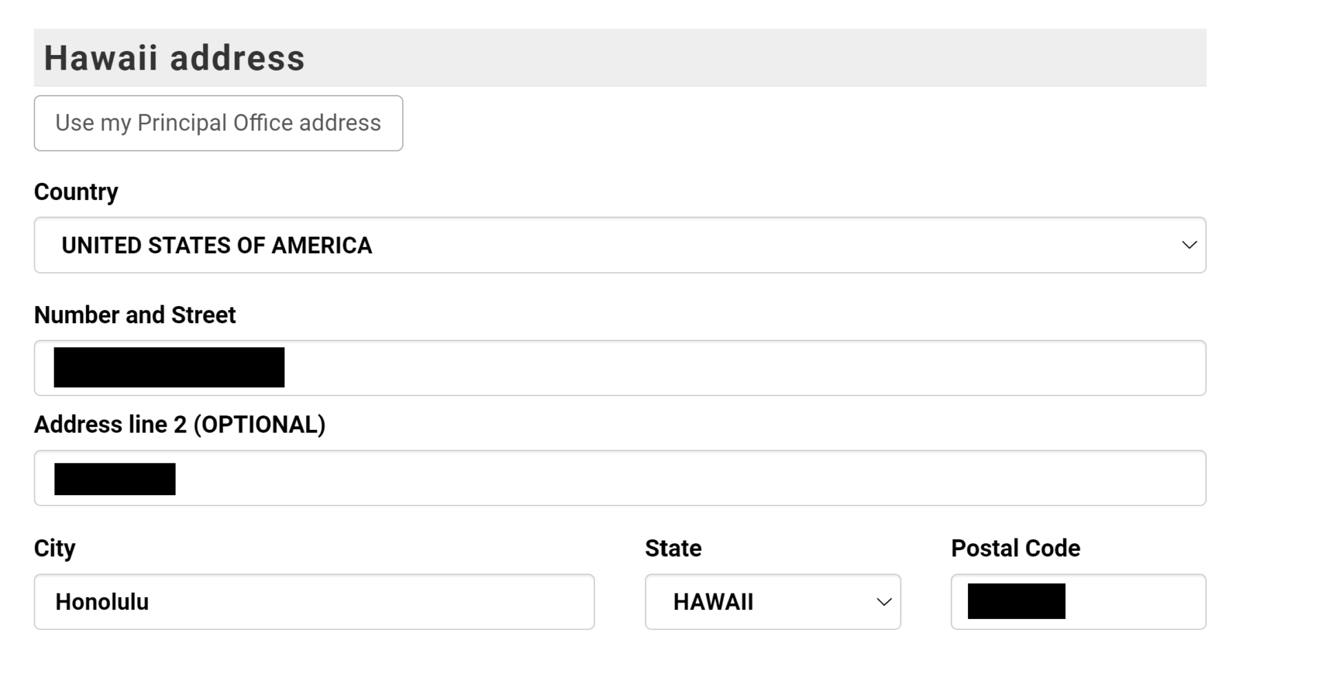 ハワイで個人事業主登録 fukuwaraii